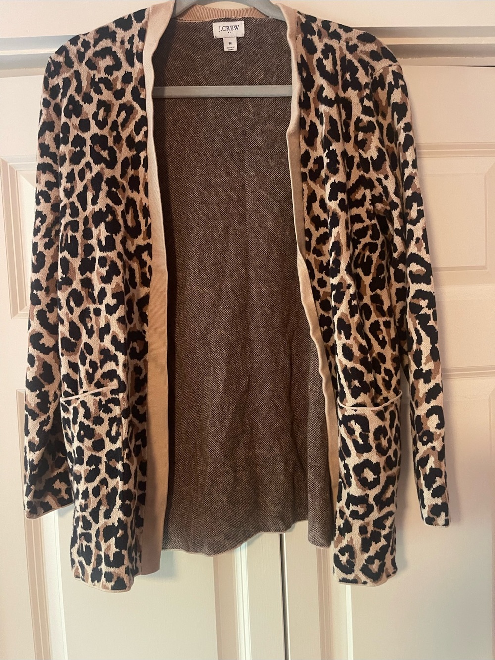 J.Crew Factory leopard cardigan